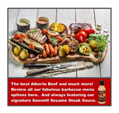 2026 Barbeque Menu